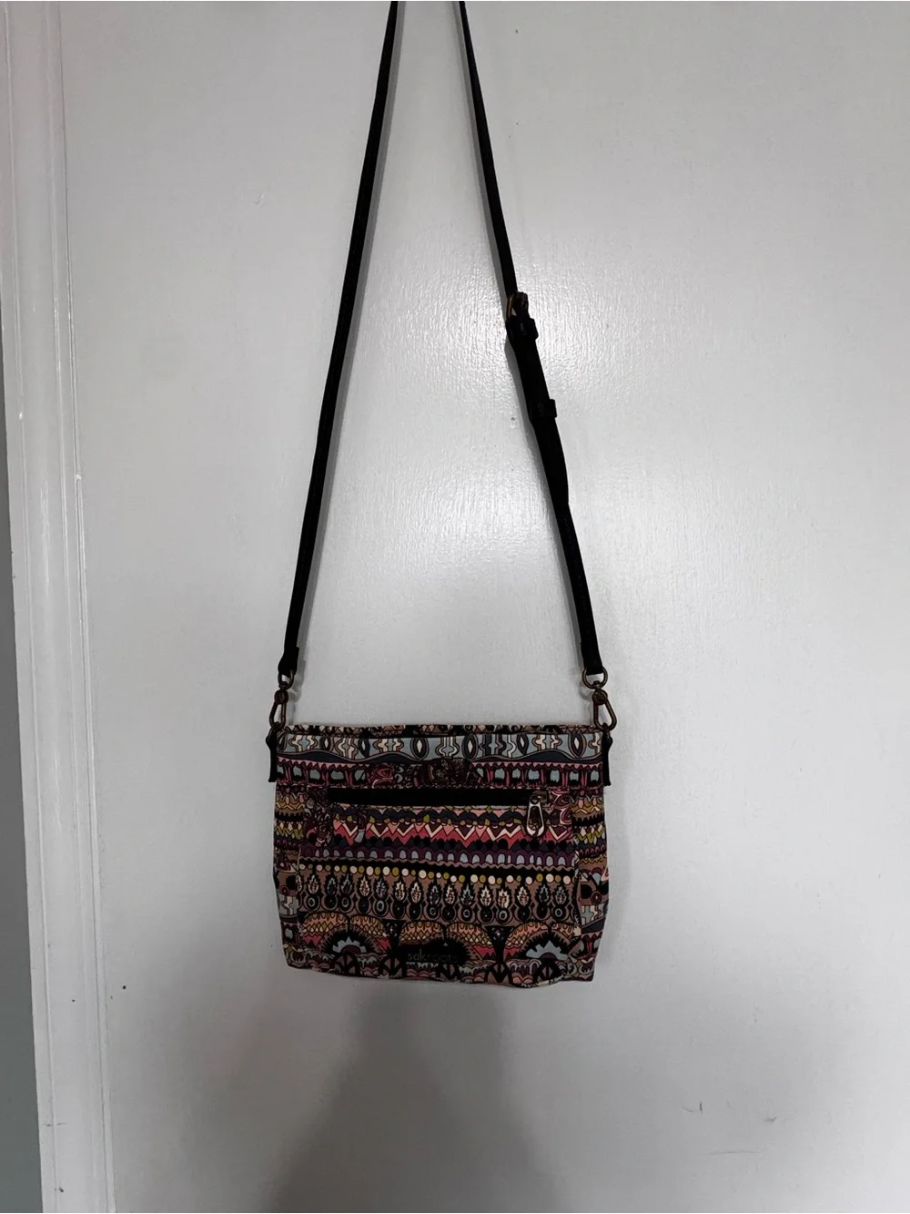 Sakroots Pink Multi-Print Lightweight Crossbody